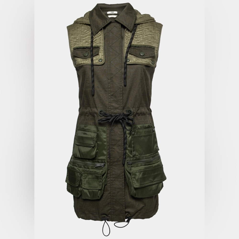 Fendi
FF Fish Eye hooded cargo dress